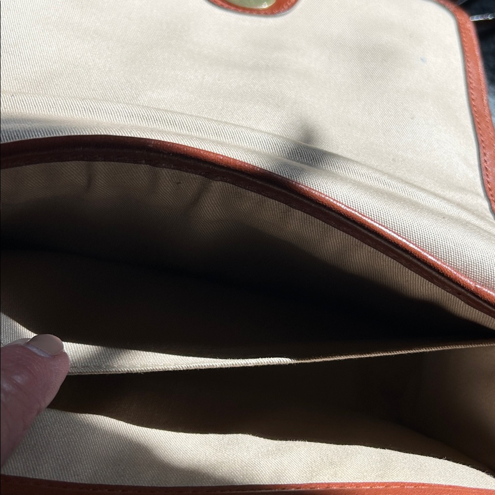 Elegant Brown Leather Coach vintage Crossbody Bag 19914 - Picture 5 of 10